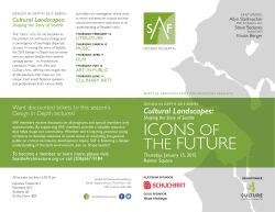 icons of the future - Seattle Architecture Foundation