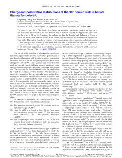 Charge and polarization distributions at the 90