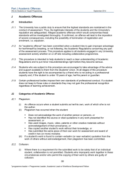 Academic offences - University of Derby