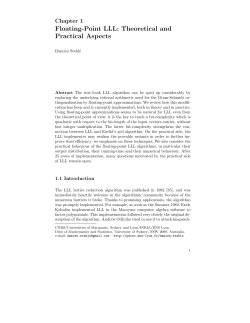 Floating-Point LLL: Theoretical and Practical Aspects