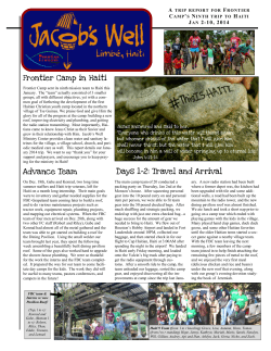 Haiti 9 - Frontier Camp