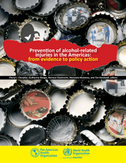Prevention of alcohol-related injuries in the Americas: from evidence