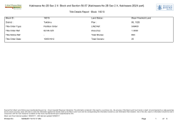 Kakiraawa No 2B Sec 2 X Block and Section 56