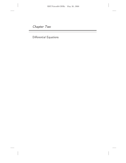 Phase Plane Method