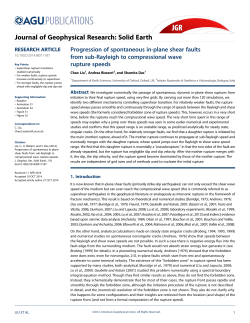 Progression of spontaneous inplane shear faults