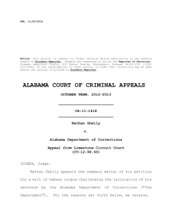 alabama court of criminal appeals