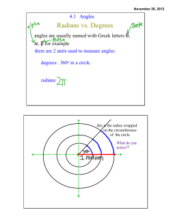 4.1 Angles - Mrs. Bramall
