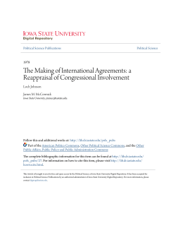 The Making of International Agreements