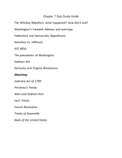 Chapter 7 Quiz Study Guide The Whiskey Rebellion: what