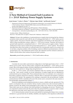 A New Method of Ground Fault Location in 2 25 kV Railway Power