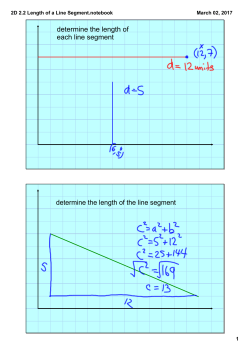 2D 2.2 Length of a Line Segment.notebook