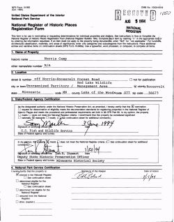 National Register of Historic Places Registration Form