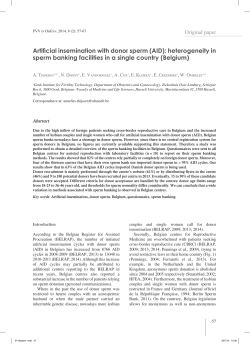 Artificial insemination with donor sperm (AID): heterogeneity in
