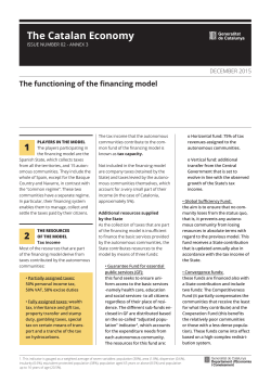 The functioning of the financing model