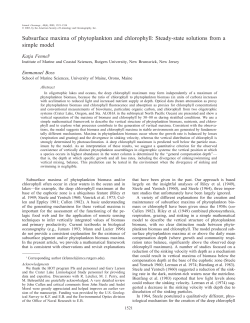 Steady-state solutions from a simple model