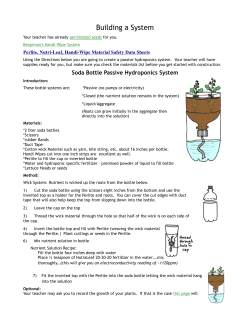 Building a System - UF/IFAS Office of Conferences and Institutes