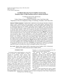 An Efficient Bayesian Nearest Neighbor Search Using Marginal