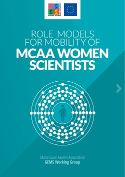 mcaa women scientists - Marie Curie Alumni Association