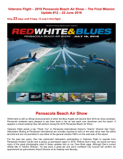 Event Update - Veterans Memorial Park Pensacola