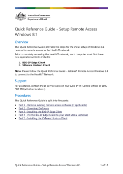 QRG title in sentence case