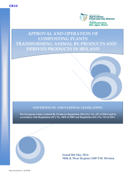 CN10 Conditions Document for Composting Plants transforming