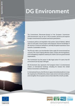 DG Environment - European Commission