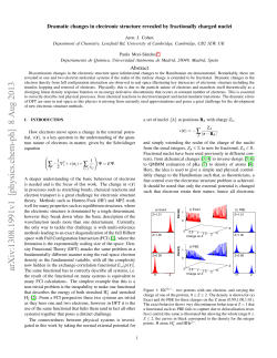 Dramatic changes in electronic structure revealed by fractionally