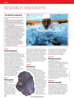 20.10 Research highlights MH