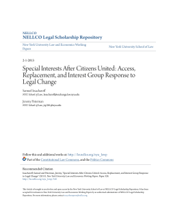 Access, Replacement, and Interest Group Response to Legal Change