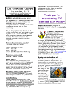 Hawthorne Highlight Sept 2015