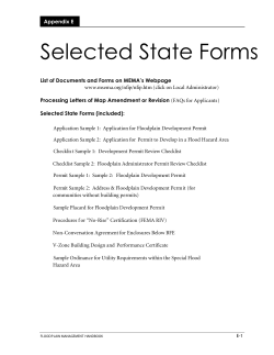 Selected State Forms - Mississippi Emergency Management Agency