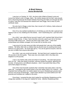 A Brief History