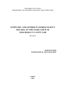sympathy and gender in george eliot`s the mill on the