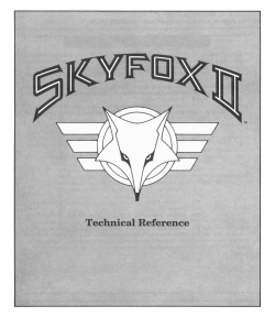 Skyfox II - Manual - The Sierra Help Pages