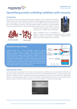 Quantifying protein unfolding inhibition with viscosity