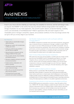 Avid NEXIS