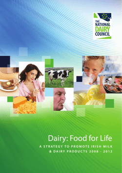 Dairy: Food for Life - National Dairy Council