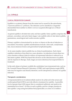 3.4. syphilis - World Health Organization