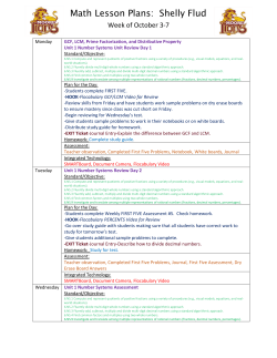 October 3-7