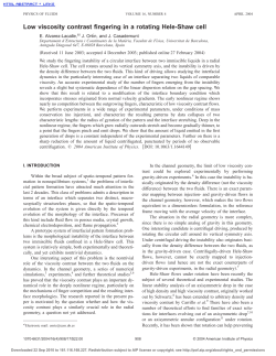 Low viscosity contrast fingering in a rotating Hele