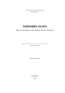 northern lights - F&agrave;ilte gu F&egrave;isean nan G&agrave;idheal