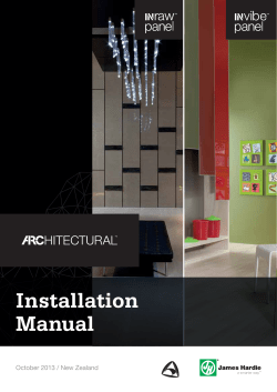 Technical specification / installation