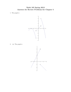 Answers for the Review Problems for Chapter 5