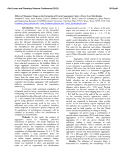 Effects of Monomer Shape on the Formation of Fractal Aggregates