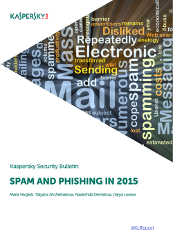 spam and phishing in 2015