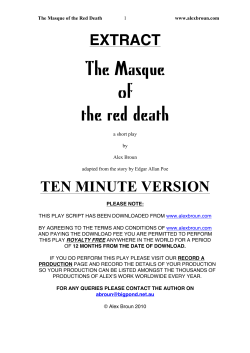 The Masque of the Red Death extract