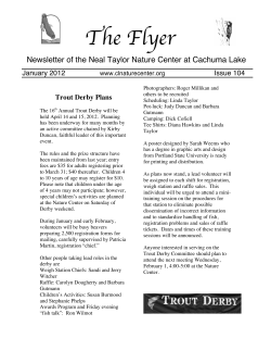 January 2012 - Cachuma Lake Nature Center