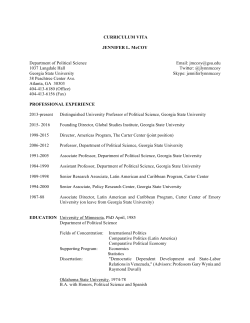 CURRICULUM VITA JENNIFER L. McCOY