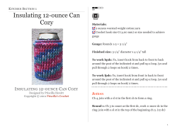 Insulating 12-ounce Can Cozy