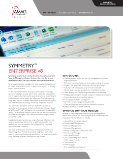 SYMMETRY&trade; ENTERPRISE v8